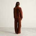 Dedicated Buxur Workwear Pants Vara Corduroy Brown Cappuccino