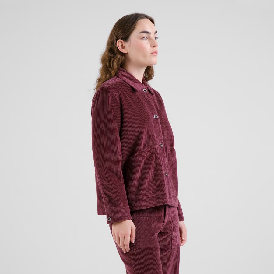 Dedicated jakki Jacket Stiby Cord Brown Cappuccino