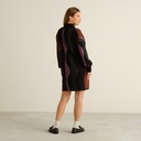 Dedicated kjóll Dress Nikkala Wavy stripe multi color
