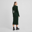 Dedicated kjóll Rib dress Lofta  Dark Green Pine
