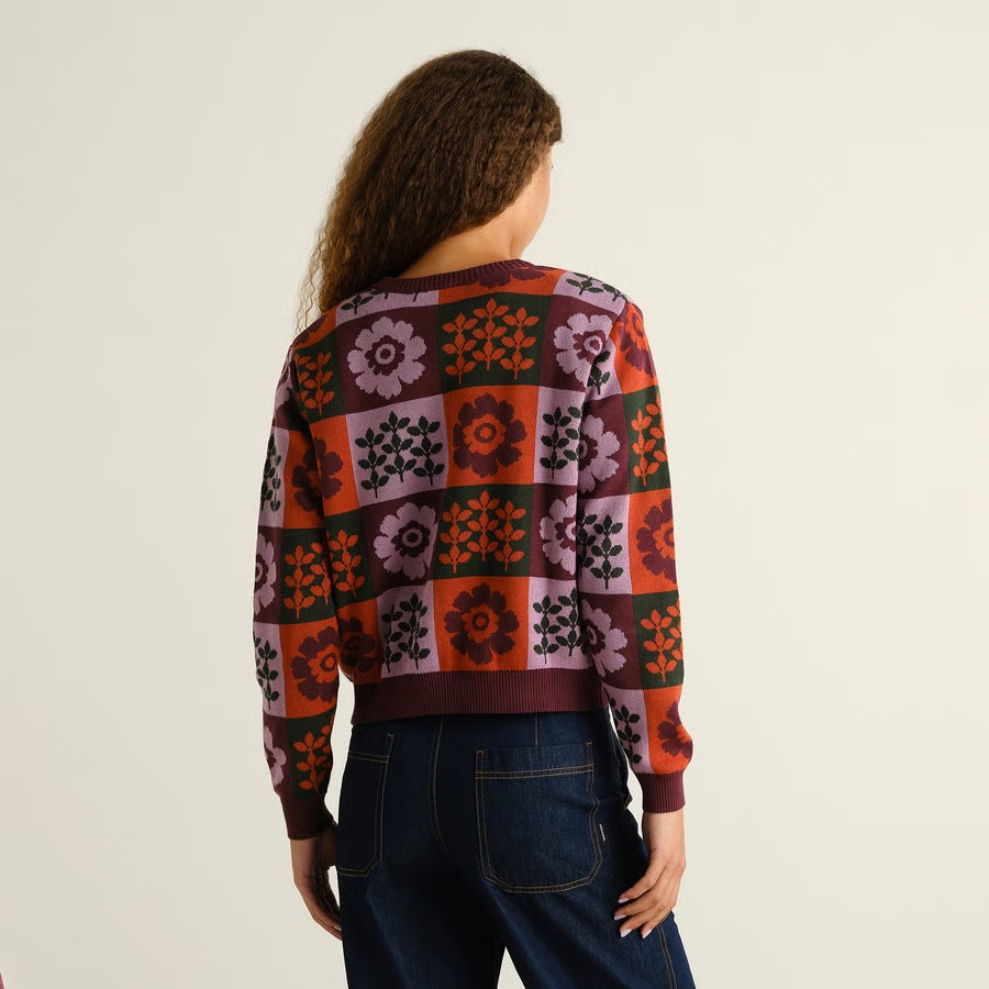 Dedicated peysa Sweater Arendal Nature check Multi