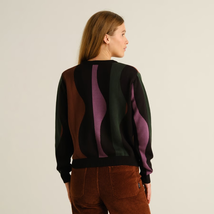 Dedicated peysa Sweater Arendal Wavy stripe