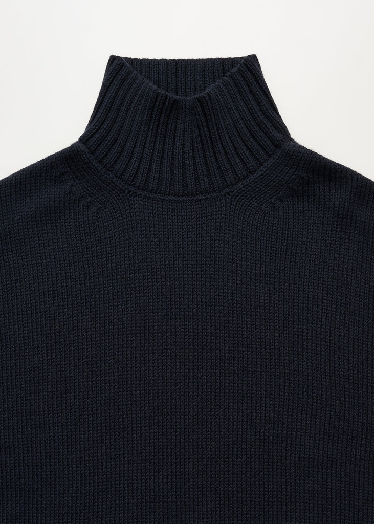 AIAYU Peysa Farah Highland sheep's wool Black navy