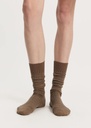 AIAYU SOKKAR Cotton Long Socks MIX CHESTNUT