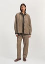 AIAYU Skyrta Dusty Shirt Smokey brown melange