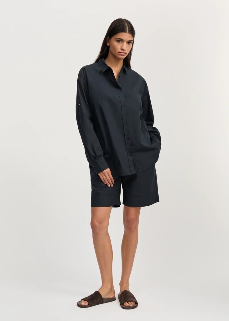 AIAYU Skyrta Shirt Black Navy