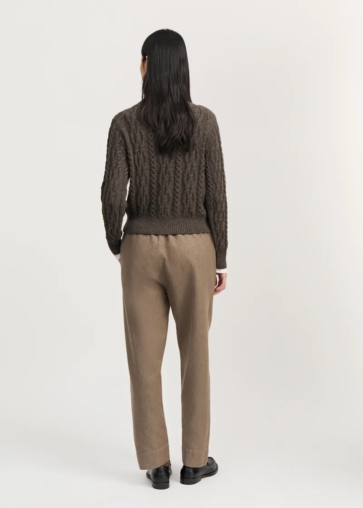 AIAYU buxur Coco Pant Twill Smokey brown