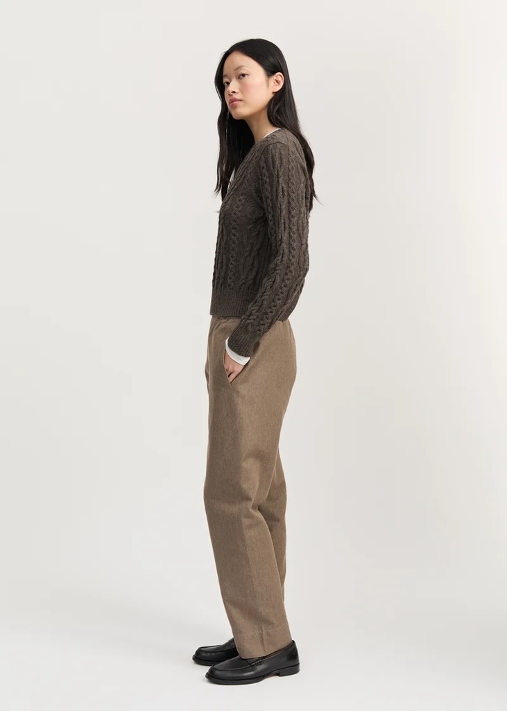 AIAYU buxur Coco Pant Twill Smokey brown