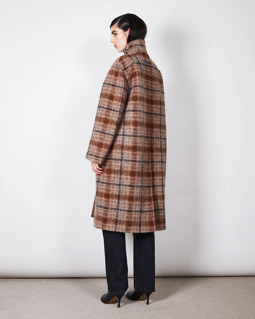 BRIXTOL Kápa Eela Beige Check