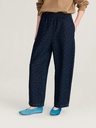 BOBO CHOSES buxur Swamp Whirl all over denim cocoon pants