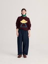 BOBO CHOSES peysa Pixel Abduction jacquard wool blend jumper
