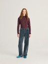 BOBO CHOSES toppur Psicodelic stripes all over turtleneck top