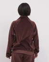 Baserange peysa Fold turtleneck Velour Nautil Brown