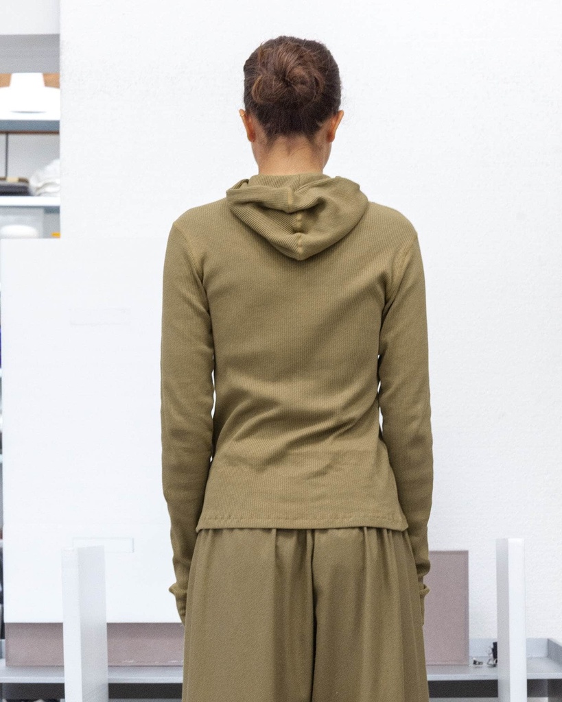 Baserange Toppur Hanifa Hoodie Moss