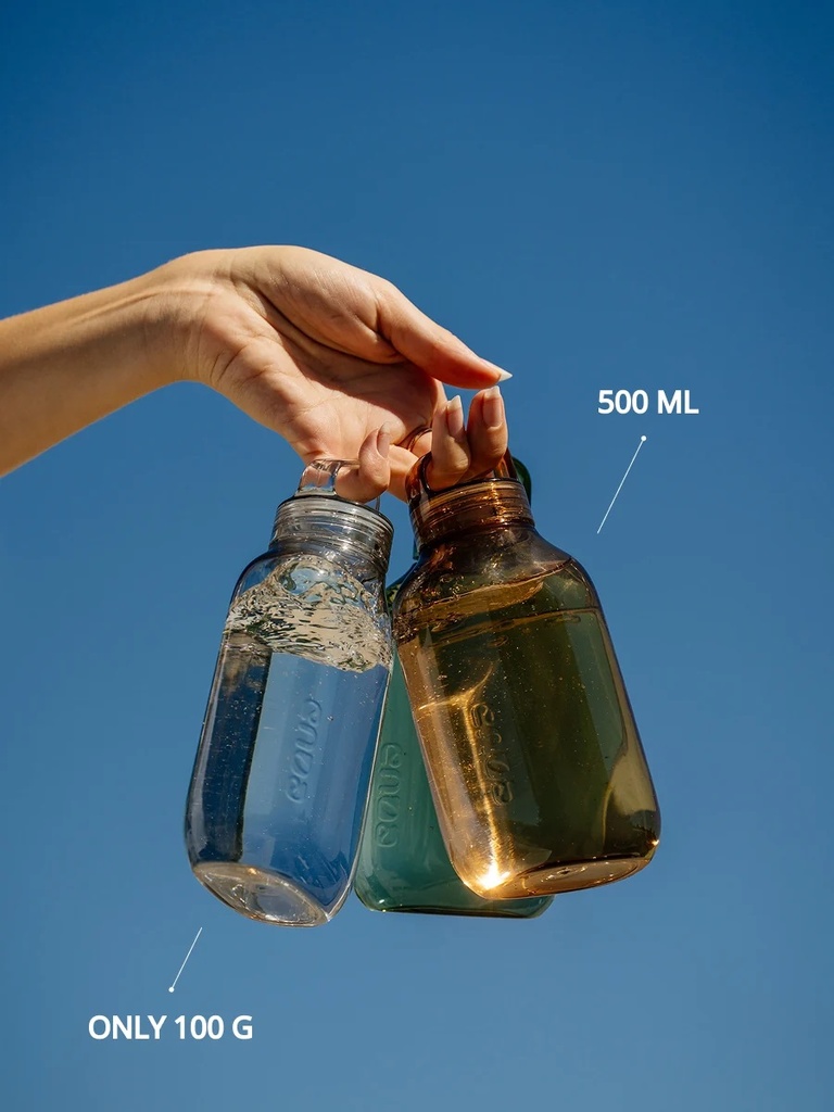 Equa Flat Bottle - Pure 500 ml