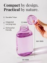 Equa Flat Bottle - Purple 500 ml