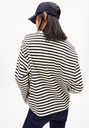 ARMEDANGELS Bolur FRANKAA STRIPE undyed-black