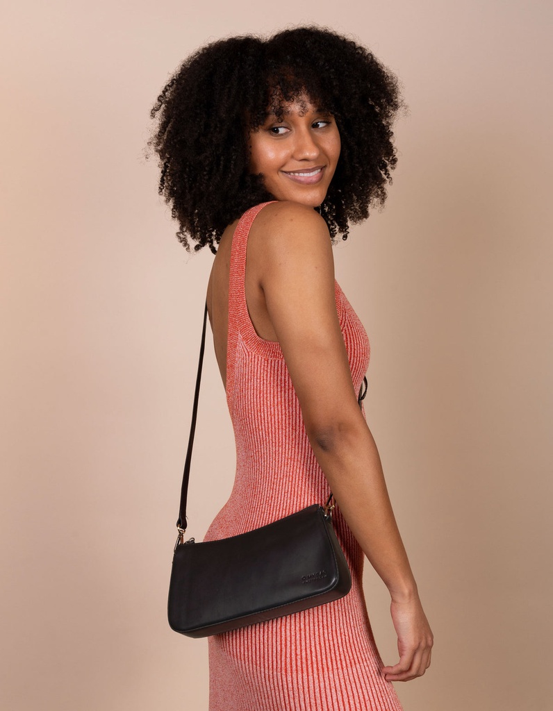 O MY BAG Taylor - Black Classic Leather