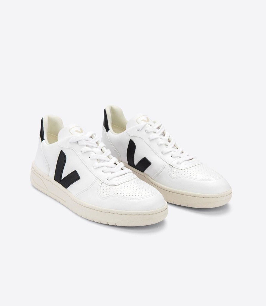 VEJA - V-10 CWL WHITE BLACK