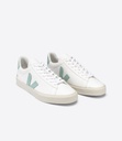 VEJA - skór CAMPO CHROMEFREE LEATHER WHITE MATCHA
