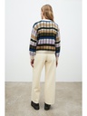 KOWTOW peysa Check knit crew