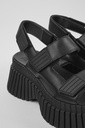 CAMPER Skór Barcelona Black Leather Sandals