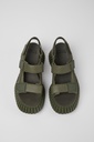 CAMPER Skór Barcelona Green Leather Sandals