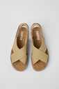 CAMPER Skór Oruga Beige Leather Sandals