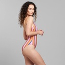 Dedicated Sundbolur Sport Swimsuit Rana Irregular Stripe Multi Colour