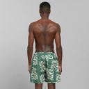 Dedicated Sundskýla Swim Shorts Sandhamn Big Leaf Duck Green