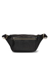 O MY BAG Drew Bum Bag Black Soft Grain Leather