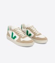 VEJA skór V-10 Chromefree leather Extra White Emeraude Sahara