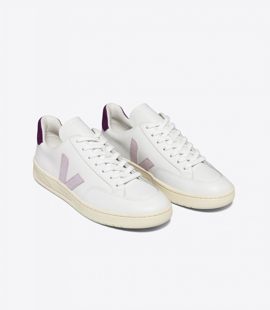 VEJA skór V-12 EXTRA WHITE PARME MAGENTA