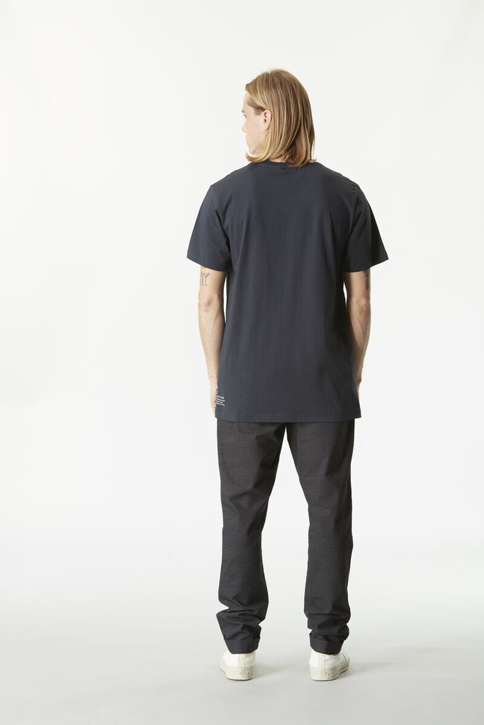 Picture bolur Basement Flock tee Dark blue