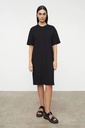 KOWTOW Kjóll EVERYDAY BOXY DRESS BLACK