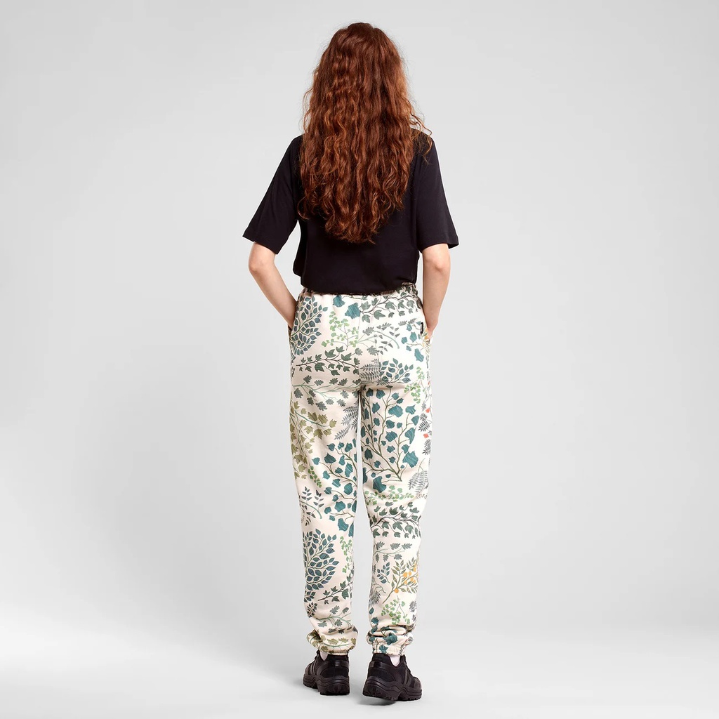 Dedicated Buxur Sweatpants Tensta Botanical Quilt Oat White