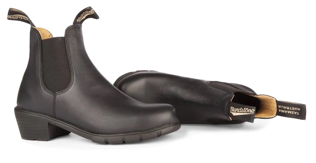 Blundstone - Skór 1671 Black Leather Heels