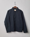 Uskees skyrta drill buttoned overshirt - blueberry