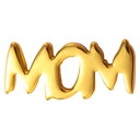 Lulu lokkar Word Mom - Gold plated