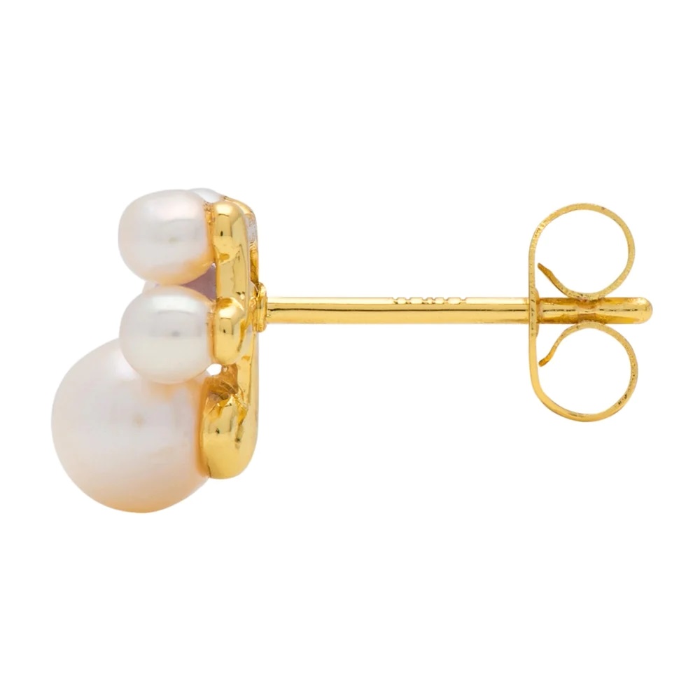 Lulu lokkar Bouquet Pearls gold plated Lavender