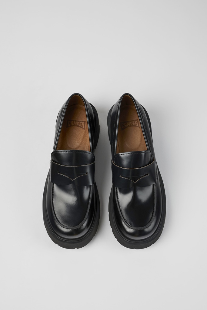 Camper Milah Black leather loafers