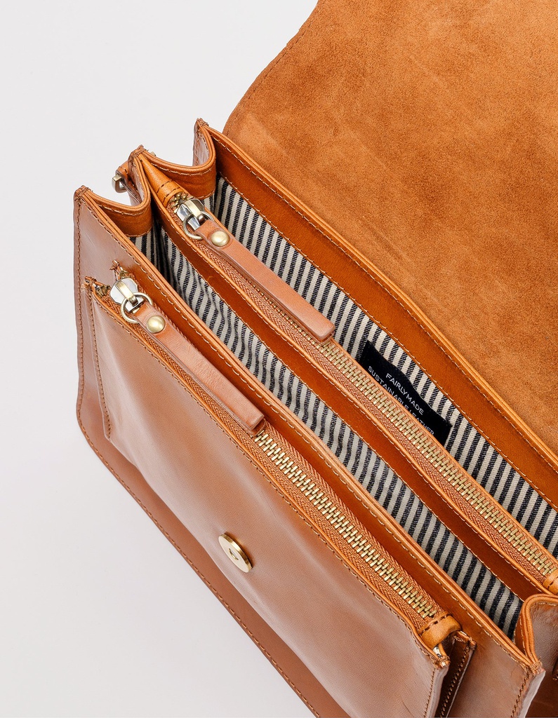 O MY BAG - Harper - Cognac Classic Leather