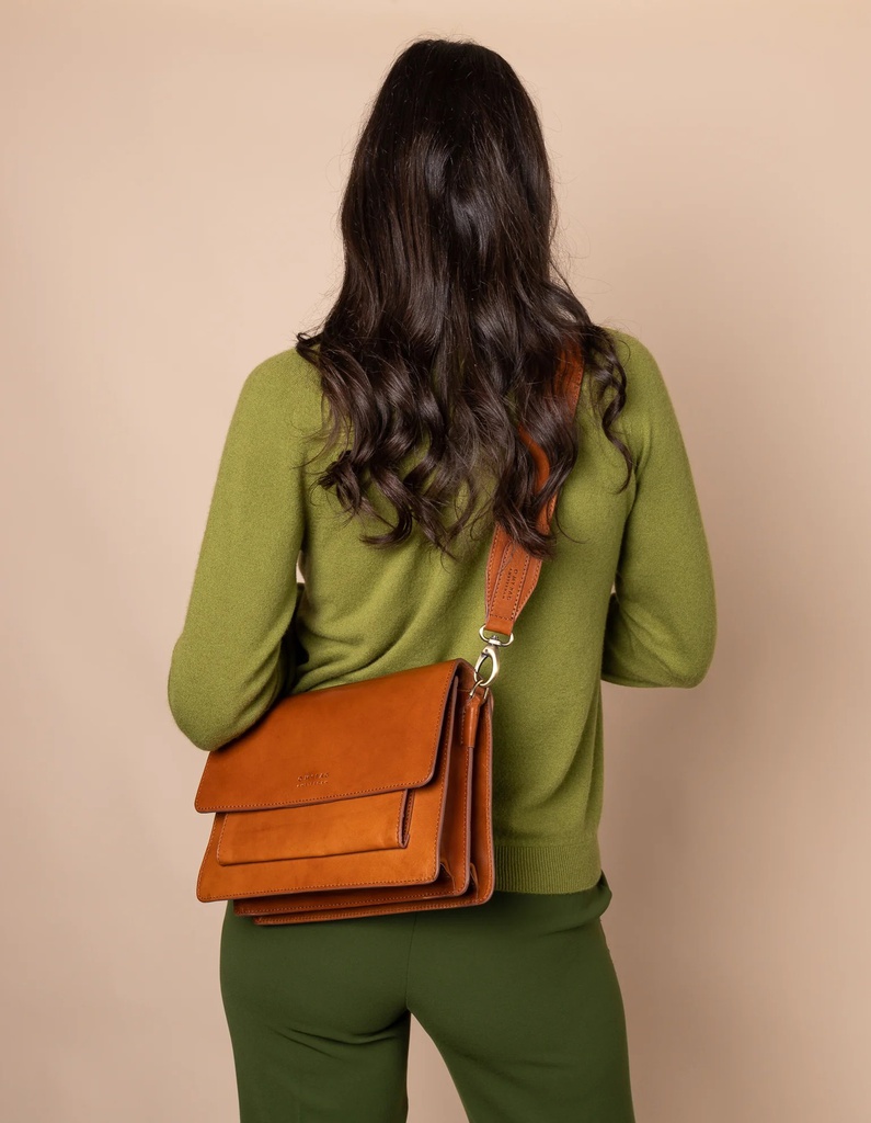 O MY BAG - Harper - Cognac Classic Leather