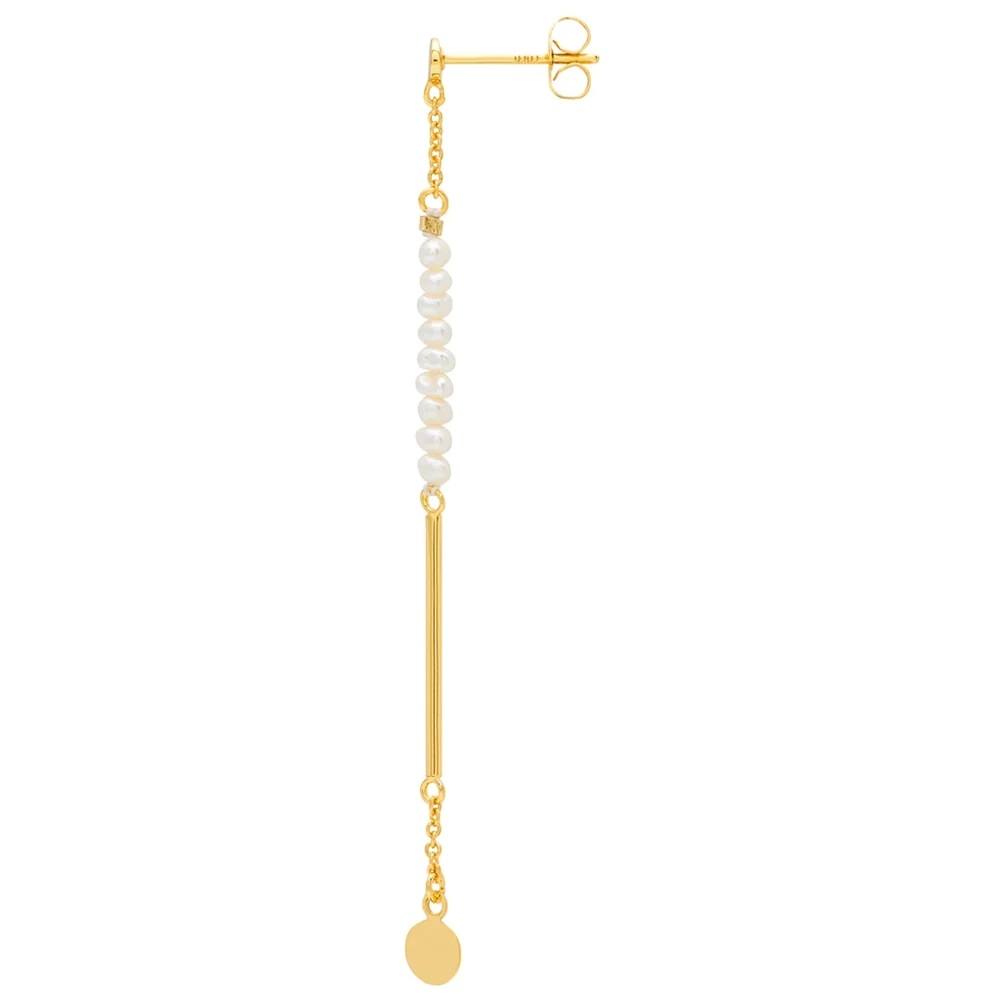 Lulu lokkar Pearls &amp; Pin 1 pcsGold plated