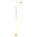 Lulu lokkar Pearls &amp; Pin 1 pcsGold plated