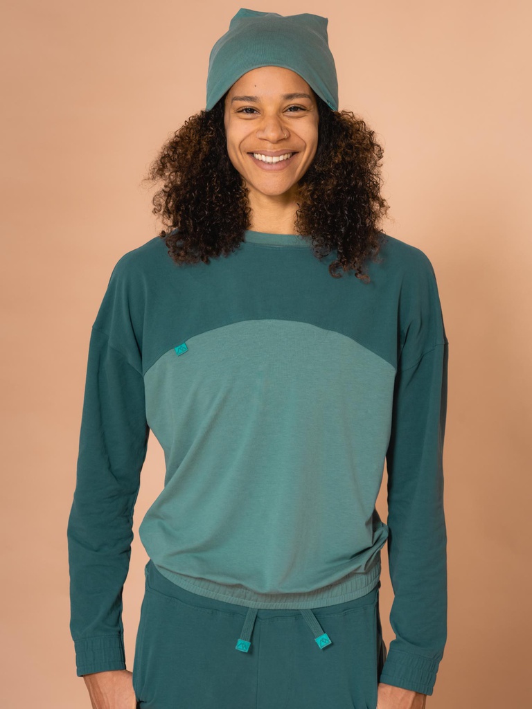 Nice to meet me peysa Unisex Sweatshirt Olive