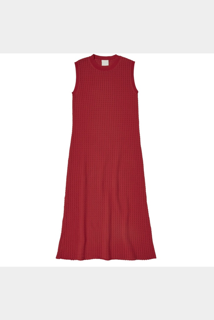 FUB kjóll High twist Piontelle dress 12924 Crimson red