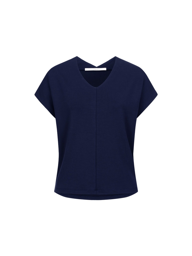 Lanius toppur Shirt mit V-ausschnitt Night blue
