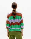 Thinking Mu Peysa  Green knitted Jo sweater