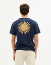 THINKING MU Bolur Navy t-shirt back curry Sun